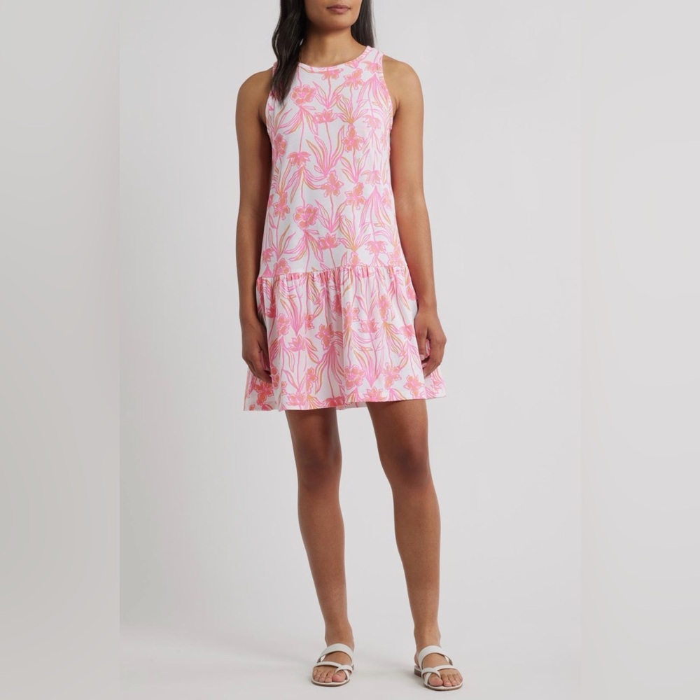 Lilly Pulitzer Dixi Tiered Cotton Sleeveless Dress